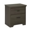QuikFurn 2-Drawer Bedroom Nightstand In Gray Maple Wood Finish Grey Maple 1 QuikFurn 2-Drawer Bedroom Nightstand In Gray Maple Wood Finish Grey Maple -Bedroom Furniture Shop 04e3be76bfe14aa484e155a4d734572e
