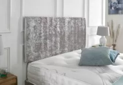 Classic Divan Set Upholstered In Crushed Velvet Material – Matching Headboard & Choice Of Mattress -Bedroom Furniture Shop 1 1 600x416 1