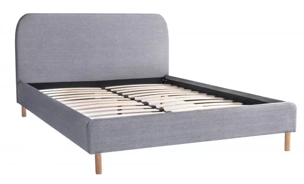 Viola Modern Italian Grey Fabric Bed Frame 5 Viola Modern Italian Grey Fabric Bed Frame - Image 3
