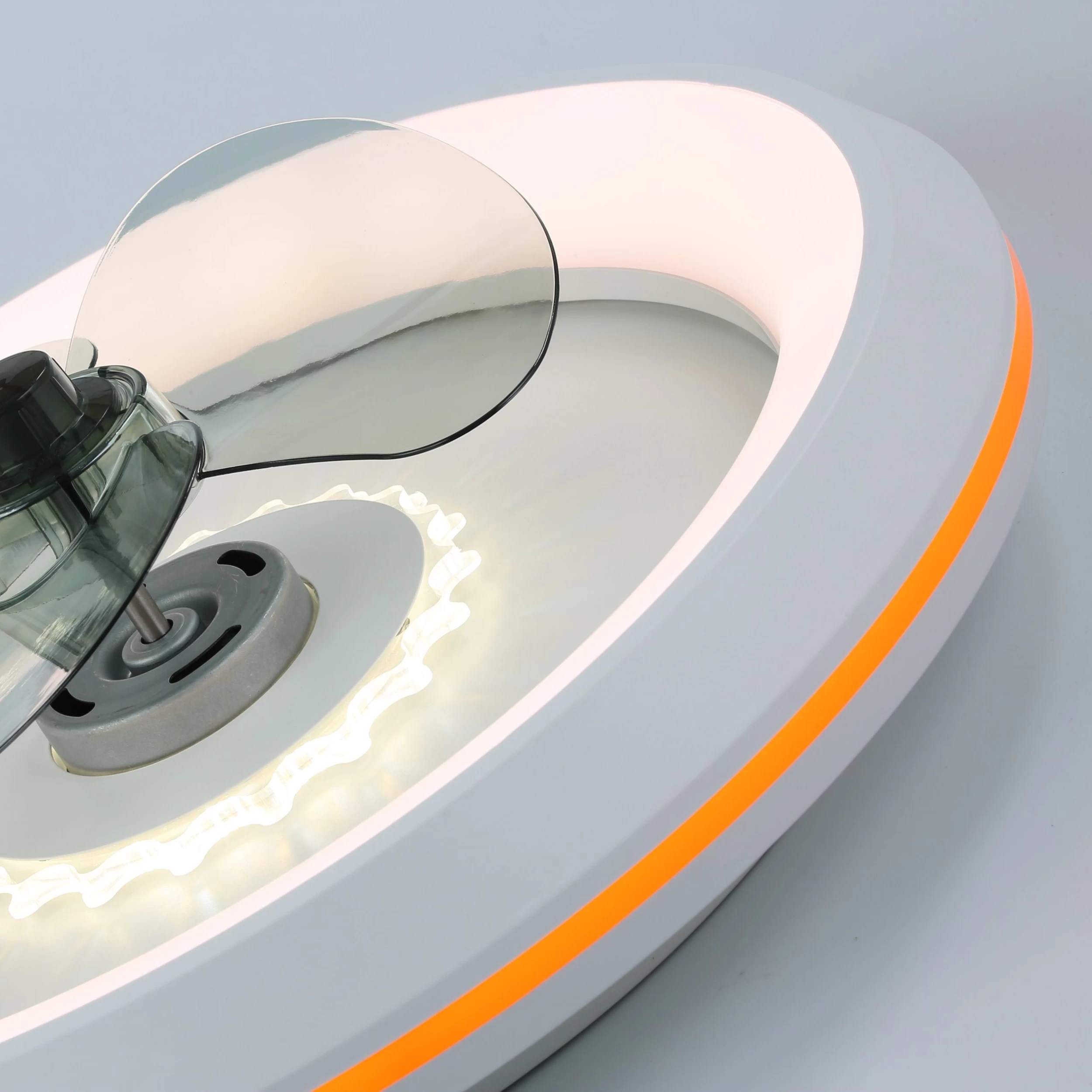 20" Modern Flush Mount Ceiling Fan App Control Ceiling Fan With LED Light Included 3 Color Tones And 6 Fan Speed For Bedroom 9 20" Modern Flush Mount Ceiling Fan App Control Ceiling Fan With LED Light Included 3 Color Tones And 6 Fan Speed For Bedroom - Image 7