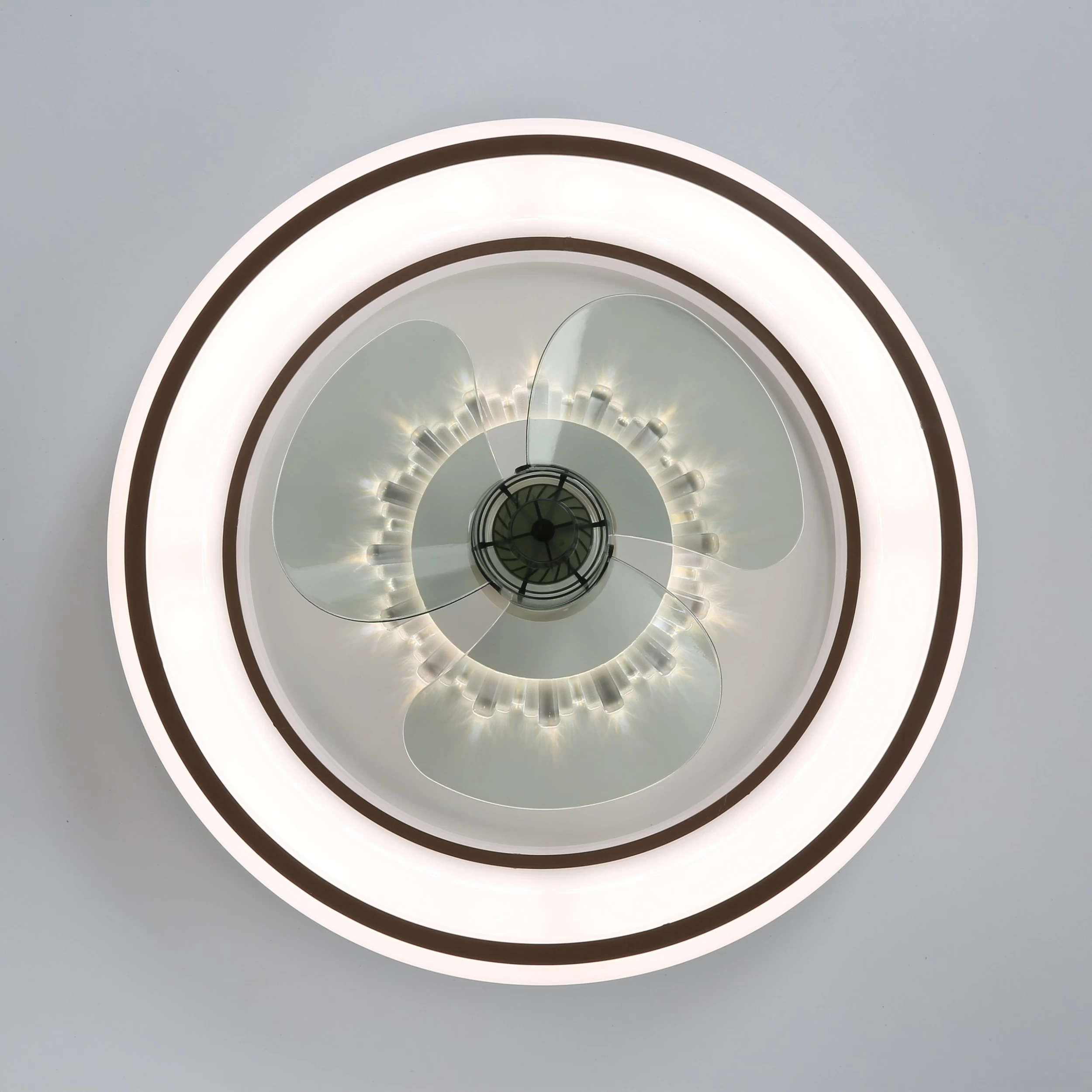 18" Flush Mount Ceiling Fan App Control Bedroom Ceiling Fan With LED Kit Included 3 Color Temperature 6 Fan Speed - 18.5 11 18" Flush Mount Ceiling Fan App Control Bedroom Ceiling Fan With LED Kit Included 3 Color Temperature 6 Fan Speed - 18.5 - Image 9