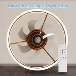 19.7" Modern App Control Remote Control Ceiling Fan Dimming Light Kit Included Bedroom Ceiling Fan With 3 Color Tones 6 Speed -Bedroom Furniture Shop 19.7E2809D Modern App Control Remote Control Ceiling Fan Dimming Light Kit Included Bedroom Ceiling Fan with 3 color tones 6 Speed 17