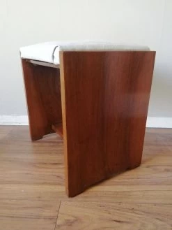 Unknown 1920s Art Deco Walnut Dressing Table Stool, Art Deco Bedroom Stool, Walnut Deco Stool, Art Deco 1920s Furniture -Bedroom Furniture Shop 1920s art deco walnut dressing table stool art deco bedroom stool walnut deco stool art deco 1920s furniture sku39097793 0 3