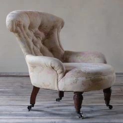 19th Century Iron Back Bedroom Chair -Bedroom Furniture Shop 19th century iron back bedroom chair sku43041265 0 4