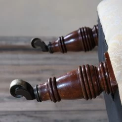 19th Century Iron Back Bedroom Chair -Bedroom Furniture Shop 19th century iron back bedroom chair sku43041265 0 5