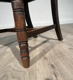 19th Century Pair Of Carved Bedroom Chairs / Hall Chairs In Oak -Bedroom Furniture Shop 19th century pair of carved bedroom chairs hall chairs in oak sku30728336 0 5