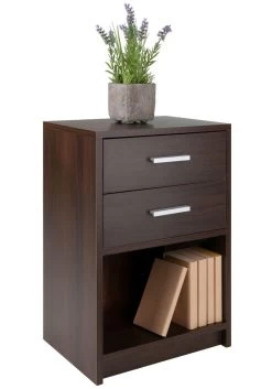 Winsome Molina Living Room Bedroom Wooden Side Accent Table, Cocoa Finish -Bedroom Furniture Shop 221e693837b84565824747c99ff48cb1