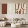 3 Pieces Japandi Abstract 3D Geometric Wall Decor Sculpture Art Set Living Room Bedroom -Bedroom Furniture Shop 2b8276c31dc8e0fe023afc590c73725b