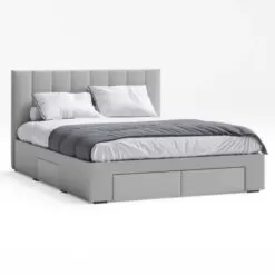Ormond Fabric Bed Frame With Four Storage Drawers -Bedroom Furniture Shop 3 1 600x600 1