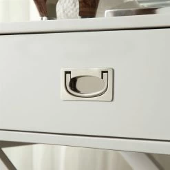 QuikFurn White Modern Bedroom Decor 1-Drawer Bedside Table Nightstand End Table White -Bedroom Furniture Shop 468c4c7535f740beb81195e28a3f9fd1