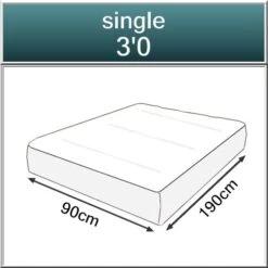 Pocket 3000 Spring Orthopaedic Mattress -Bedroom Furniture Shop 4 3 1