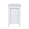 Bedroom Small Bedside Table/Night Stand With Open Door Storage Compartments, White White -Bedroom Furniture Shop 4ee281d586394ae1b7a6d30f28698a33