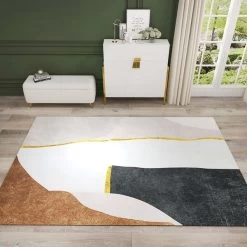 Modern Abstract Geometric Faux Cashmere Indoor Area Rug 6' X 9' Living Room Bedroom -Bedroom Furniture Shop 4fbb0f2630d0cc53352f18d6a3649dba