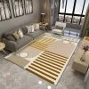 Artistic Geometric 6' X 9' Faux Cashmere Indoor Area Rug For Living Room Bedroom -Bedroom Furniture Shop 524be2439fd8c2ad0b8ff337b250a3ac
