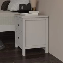 Versatile Gray 2-Drawers Nightstand, Bedside Table, End Table For Living Room Bedroom Assembled With Sturdy Solid Wood 15 Versatile Gray 2-Drawers Nightstand, Bedside Table, End Table For Living Room Bedroom Assembled With Sturdy Solid Wood -Bedroom Furniture Shop 55c52dc3a1664feea4113c80e0f3120e