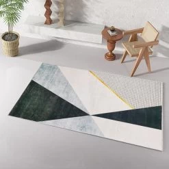 Modern Geometric Indoor Area Rug 3' X 5' Living Room Bedroom Carpet