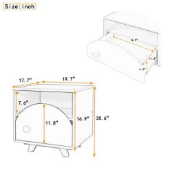 Wooden Nightstand With A Drawer And An Open Storage, End Table For Bedroom White 17 Wooden Nightstand With A Drawer And An Open Storage, End Table For Bedroom White -Bedroom Furniture Shop 5dcfdeb099f04bf3a9ae8d02a6902f29