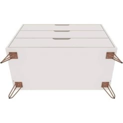 QuikFurn Modern Scandinavian Style Bedroom 3-Drawer Dresser In Off-White Finish Off White 10 QuikFurn Modern Scandinavian Style Bedroom 3-Drawer Dresser In Off-White Finish Off White -Bedroom Furniture Shop 646eedf834ad41a0ae65d82ed2ed5513