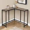 Accent Table / Console / Entryway / Narrow / Corner / Living Room / Bedroom / Metal / Laminate / Brown / Black / Contemporary / Modern - Monarch Specialties I 2155 -Bedroom Furniture Shop 69 i 2155 1