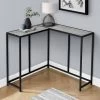 Accent Table / Console / Entryway / Narrow / Corner / Living Room / Bedroom / Metal / Laminate / Grey / Black / Contemporary / Modern - Monarch Specialties I 2156 1 Accent Table / Console / Entryway / Narrow / Corner / Living Room / Bedroom / Metal / Laminate / Grey / Black / Contemporary / Modern - Monarch Specialties I 2156 -Bedroom Furniture Shop 69 i 2156 1