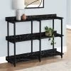 Accent Table / Console / Entryway / Narrow / Sofa / Living Room / Bedroom / Metal / Laminate / Black Marble Look / Contemporary / Modern - Monarch Specialties I 2220 1 Accent Table / Console / Entryway / Narrow / Sofa / Living Room / Bedroom / Metal / Laminate / Black Marble Look / Contemporary / Modern - Monarch Specialties I 2220 -Bedroom Furniture Shop 69 i 2220 1