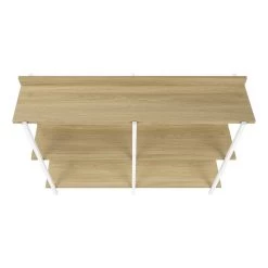 Accent Table / Console / Entryway / Narrow / Sofa / Living Room / Bedroom / Metal / Laminate / Natural / White / Contemporary / Modern - Monarch Specialties I 2222 -Bedroom Furniture Shop 69 i 2222 10