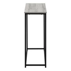 Accent Table- Console- Entryway- Narrow- Sofa- Living Room- Bedroom- Grey Laminate- Black Metal- Contemporary- Modern-Monarch Specialties I 2251 16 Accent Table- Console- Entryway- Narrow- Sofa- Living Room- Bedroom- Grey Laminate- Black Metal- Contemporary- Modern-Monarch Specialties I 2251 -Bedroom Furniture Shop 69 i 2251 3
