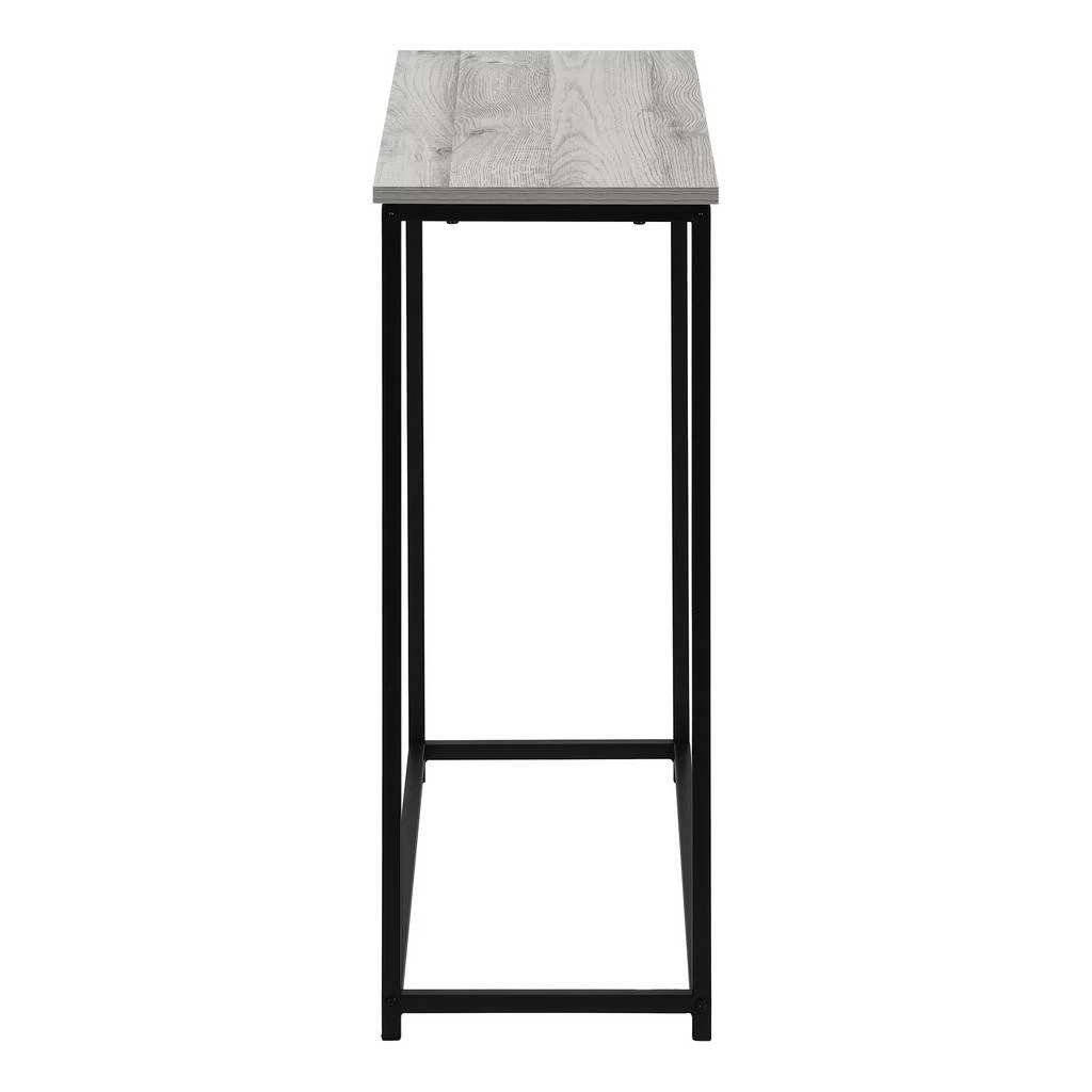 Accent Table- Console- Entryway- Narrow- Sofa- Living Room- Bedroom- Grey Laminate- Black Metal- Contemporary- Modern-Monarch Specialties I 2251 5 Accent Table- Console- Entryway- Narrow- Sofa- Living Room- Bedroom- Grey Laminate- Black Metal- Contemporary- Modern-Monarch Specialties I 2251 - Image 3