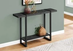 Accent Table / Console / Entryway / Narrow / Sofa / Living Room / Bedroom / Metal / Laminate / Black / Contemporary / Modern - Monarch Specialties I 2861
