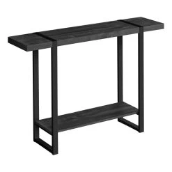 Accent Table / Console / Entryway / Narrow / Sofa / Living Room / Bedroom / Metal / Laminate / Black / Contemporary / Modern - Monarch Specialties I 2861 -Bedroom Furniture Shop 69 i 2861 6