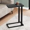 Accent Table / C-Shaped / End / Side / Snack / Living Room / Bedroom / Metal / Laminate / Black / Contemporary / Modern - Monarch Specialties I 2863