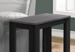Accent Table / Side / End / Nightstand / Lamp / Living Room / Bedroom / Laminate / Black / Grey / Transitional - Monarch Specialties I 3134 -Bedroom Furniture Shop 69 i 3134 3