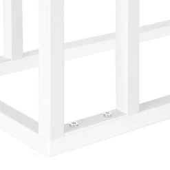 Accent Table / C-Shaped / End / Side / Snack / Living Room / Bedroom / Metal / Laminate / White / Contemporary / Modern - Monarch Specialties I 3676 -Bedroom Furniture Shop 69 i 3676 12