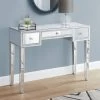 Accent Table / Console / Entryway / Narrow / Sofa / Storage Drawer / Living Room / Bedroom / Mirror / Grey / Clear / Transitional - Monarch Specialties I 3735 -Bedroom Furniture Shop 69 i 3735 1