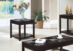 Accent Table / Side / End / Nightstand / Lamp / Living Room / Bedroom / Laminate / Brown / Transitional - Monarch Specialties I 7801E