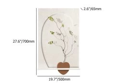 3D Abstract 27.6" Japandi Wall Art Sculpture Decor With Shelf & Vase Living Room Bedroom 13 3D Abstract 27.6" Japandi Wall Art Sculpture Decor With Shelf & Vase Living Room Bedroom -Bedroom Furniture Shop 6a31bf20cc465e92d2f6830cfc784a3d