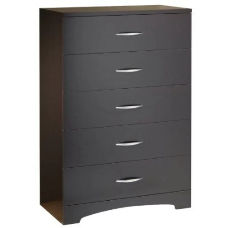 QuikFurn Modern 5 Drawer Bedroom Chest In Chocolate Finish Dark Brown 3 QuikFurn Modern 5 Drawer Bedroom Chest In Chocolate Finish Dark Brown