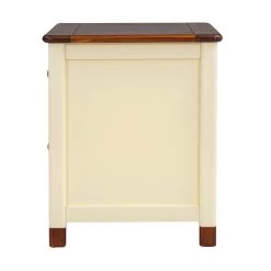 Wooden Nightstand With Two Drawers For Kids, End Table For Bedroom Cream -Bedroom Furniture Shop 724203728515484d972613c174cf9abe