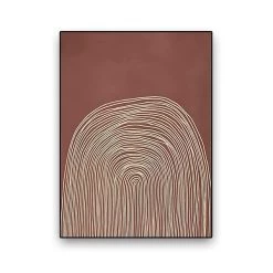 Modern Wall Decor For Living Room Bedroom Abstract Geometric Painting Art In Red & Gold -Bedroom Furniture Shop 76dd7540a1139a524db8cada4629f27b