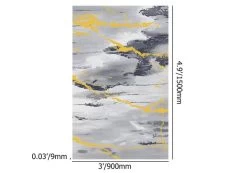 3' X 5' Modern Abstract Rectangle Rug Indoor Area Rug For Living Room & Bedroom -Bedroom Furniture Shop 80932e3d7625fe98c9ff4530932027f6