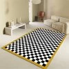 5'x 7' Modern Checkered Area Rug Black And White Decorative Carpet Living Room Bedroom -Bedroom Furniture Shop 840216efcfd78178829792c551d351d8