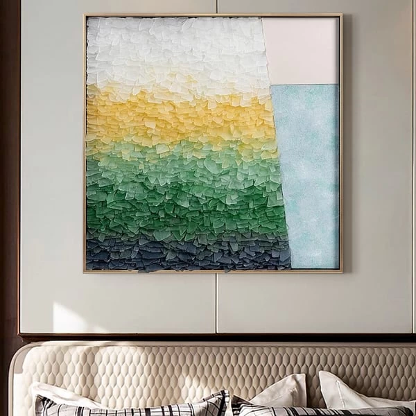 Extra 10% OFF 23.6" Coastal Square Sea Glass Wall Art Unique Ocean Beach Decor For Living Room Bedroom 3 Extra 10% OFF 23.6" Coastal Square Sea Glass Wall Art Unique Ocean Beach Decor For Living Room Bedroom