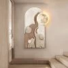 31.5" Arched LED 3D Acrylic Elephant Moon Wall Sculpture Art Decor Living Room Bedroom -Bedroom Furniture Shop 94fe3de51b0f361a5600cad78e50f3a8