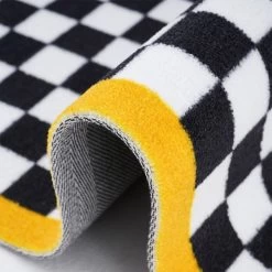 5'x 7' Modern Checkered Area Rug Black And White Decorative Carpet Living Room Bedroom 11 5'x 7' Modern Checkered Area Rug Black And White Decorative Carpet Living Room Bedroom -Bedroom Furniture Shop 966a1444c79234ead95bd2fd29466eea