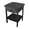 QuikFurn Black 1-Drawer Bedroom Nightstand Contemporary End Table Black 2 QuikFurn Black 1-Drawer Bedroom Nightstand Contemporary End Table Black -Bedroom Furniture Shop 9c7bd3c6a3734b68941a8a18a5d4e162