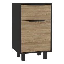 Homezia Stylish Black Wengue And Pine Bedroom Nightstand 9 Homezia Stylish Black Wengue And Pine Bedroom Nightstand -Bedroom Furniture Shop 9eba5549925c4bf6a7233f0b3bc18ddf