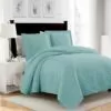RT Designers Collection Bella 3pc Pinsonic Premium Quality All Year Round Quilt Set For Revitalize Bedroom King Aqua Aqua 1 RT Designers Collection Bella 3pc Pinsonic Premium Quality All Year Round Quilt Set For Revitalize Bedroom King Aqua Aqua -Bedroom Furniture Shop 9f633b2b6a7447379e478975caaa18bd