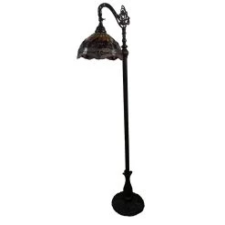 Tiffany Style Floor Lamp Arched Adjustable 62" Tall Stained Glass Dragonfly Bedroom Reading Gift AM079FL10B Amora Lighting -Bedroom Furniture Shop Amora Lighting Tiffany Style Dragonfly Reading Floor Lamp 62 Inches 396156fd 7701 4bbc 92f8 aada2ab335d5