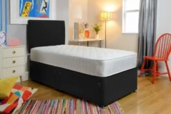 Classic Kids Single Divan Set With Headboard & Mattress