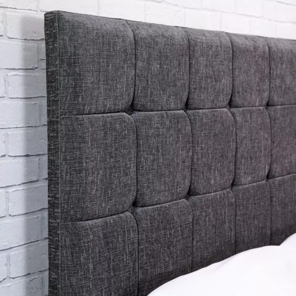 Renata Cube Fabric Upholstered Bed Frame 8 Renata Cube Fabric Upholstered Bed Frame - Image 6